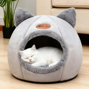 Enclosed Cat Cave Bed