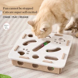 Felt Cat Puzzle Play Box